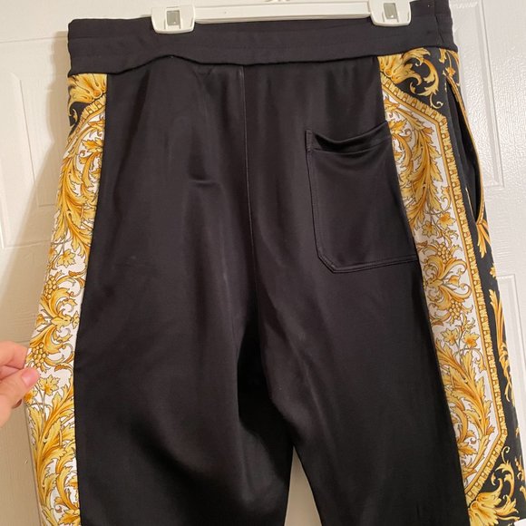 Versace Barocco Logo Sweatpants, Size Medium - Picture 10 of 13